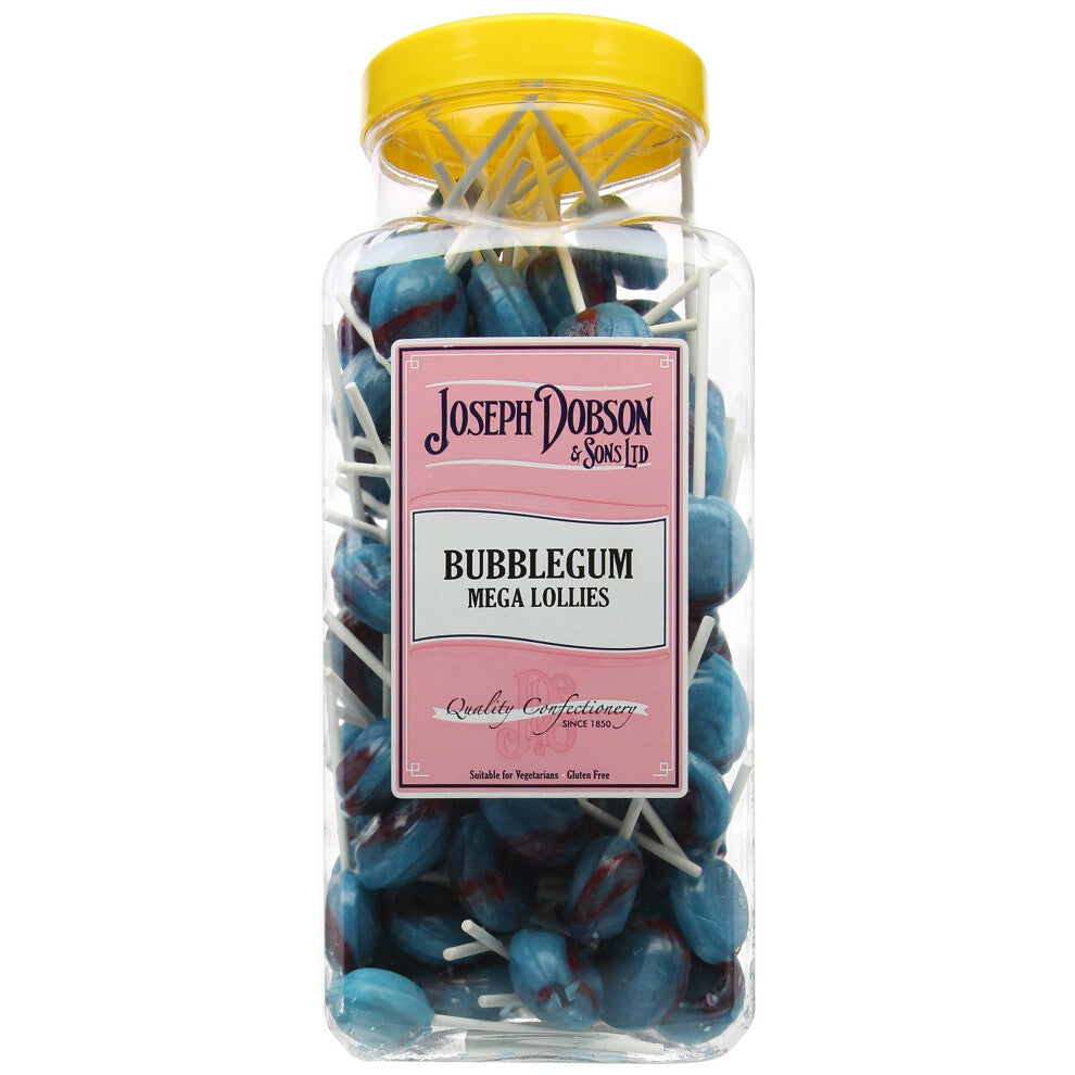 Joseph Dobson & Sons Bubblegum Mega Lollies 1.99 kg