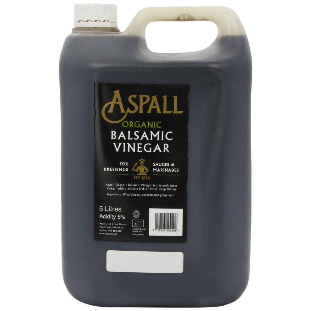 Aspall Organic Balsamic Vinegar 5 Litre (Pack of 1)