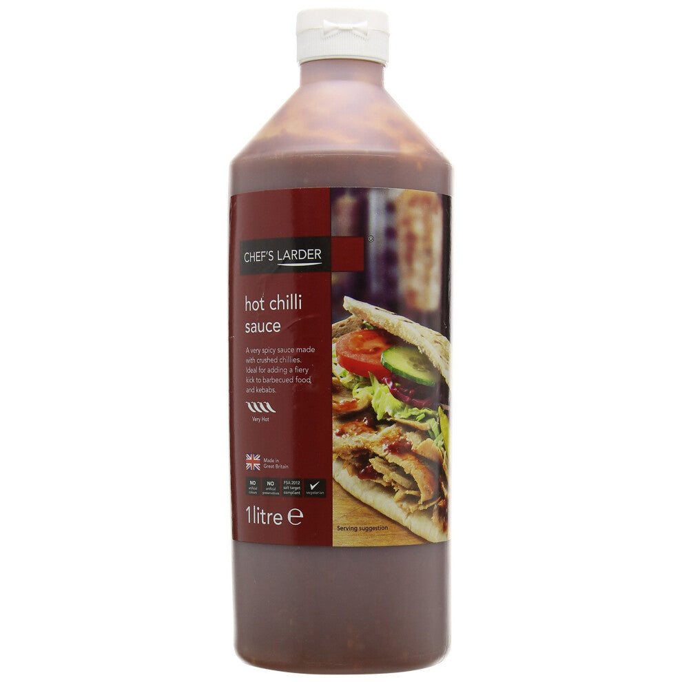 Chefs Larder Hot Chilli Sauce - 1ltr