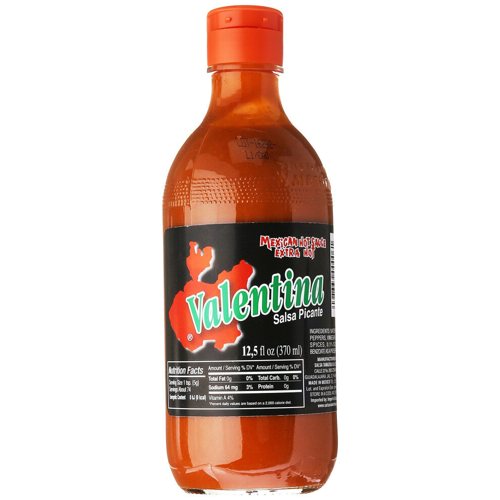 Valentina Salsa Picante Mexican Hot Sauce 370ml BLACK LABEL