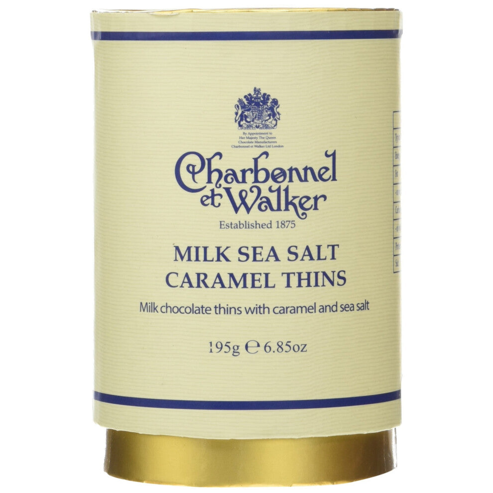Charbonnel et Walker Milk Sea Salt Caramel Thins 195 g