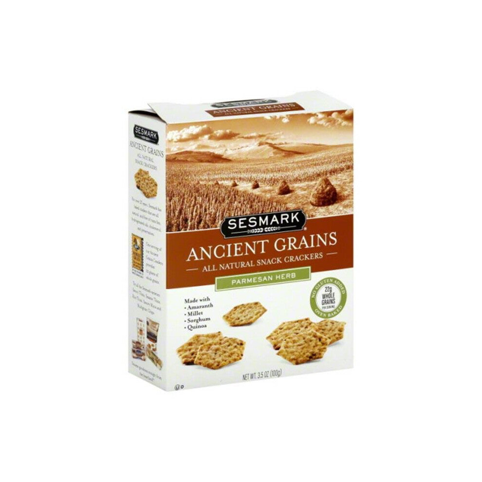 SESMARK CRACKER ANCNT GRN PRMSN HRB-3.5 OZ -Pack of 6
