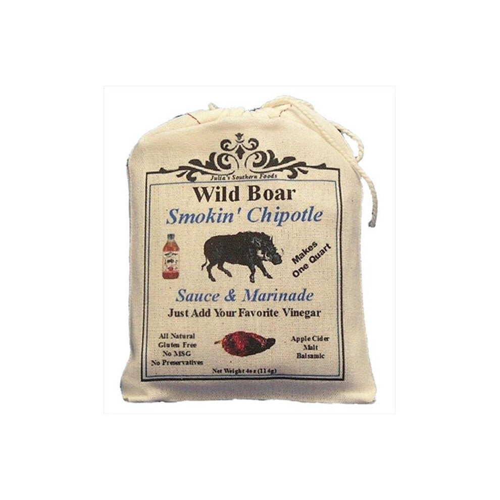 Wild Boar WB039 Wild Boar Sassy Chipotle Sauce 4oz, Pack of 5