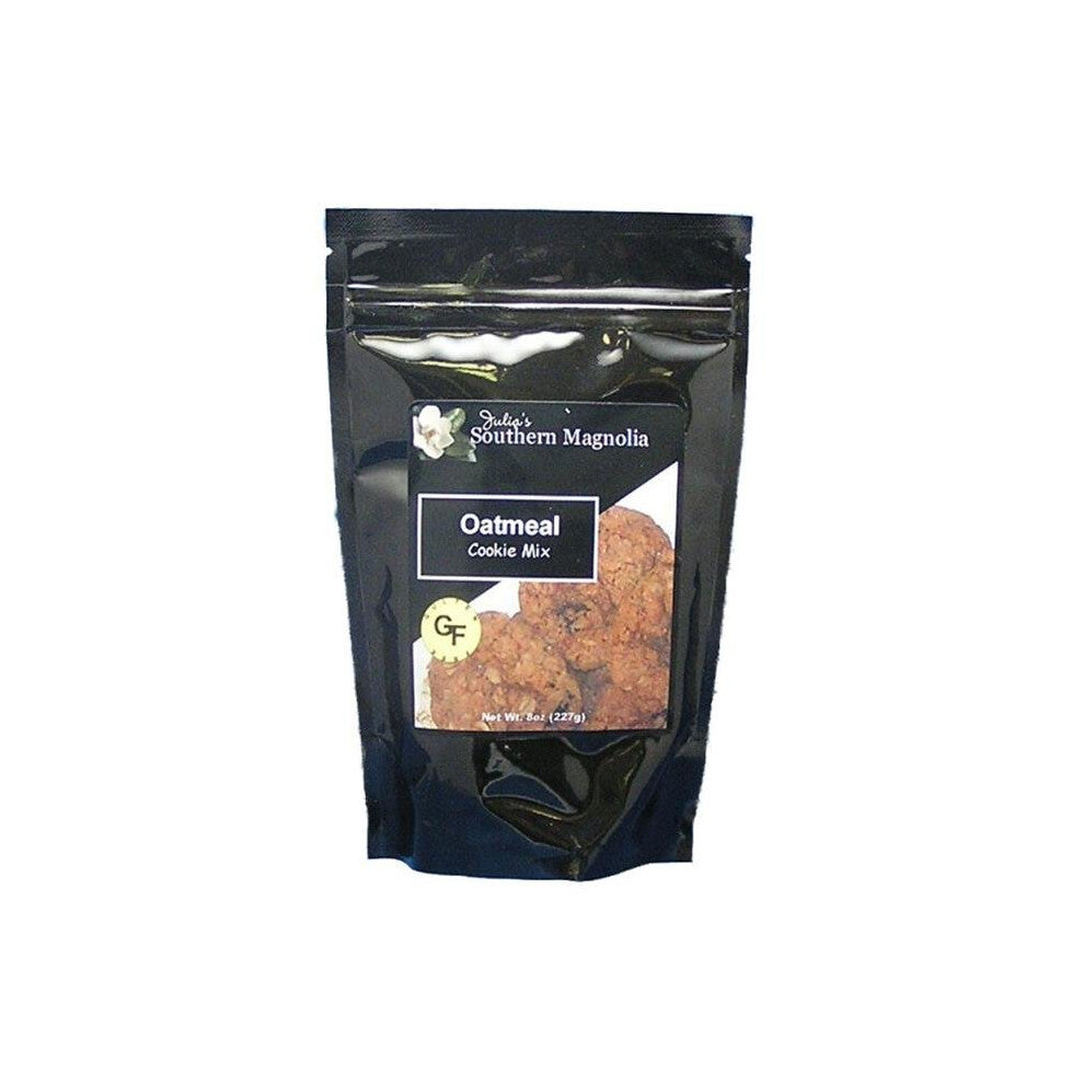 Julias Southern Magnolia SM334 Gluten Free Oatmeal Cookie Mix - 8oz bag, Pack of 4