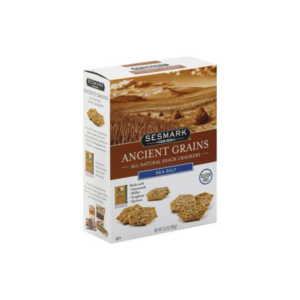 SESMARK CRACKER ANCNT GRN SEA SLT-3.5 OZ -Pack of 6
