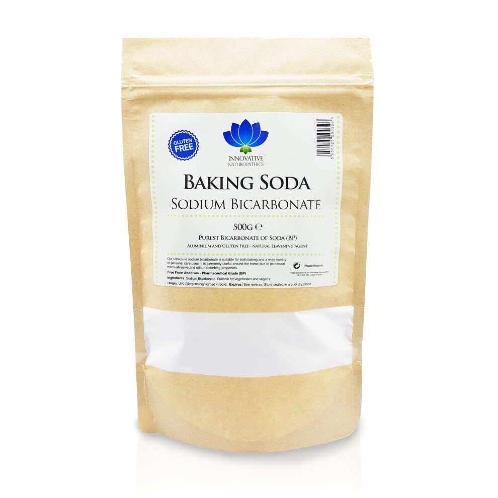 Sodium Bicarbonate - Aluminium & Gluten Free Natural Baking Soda 500g