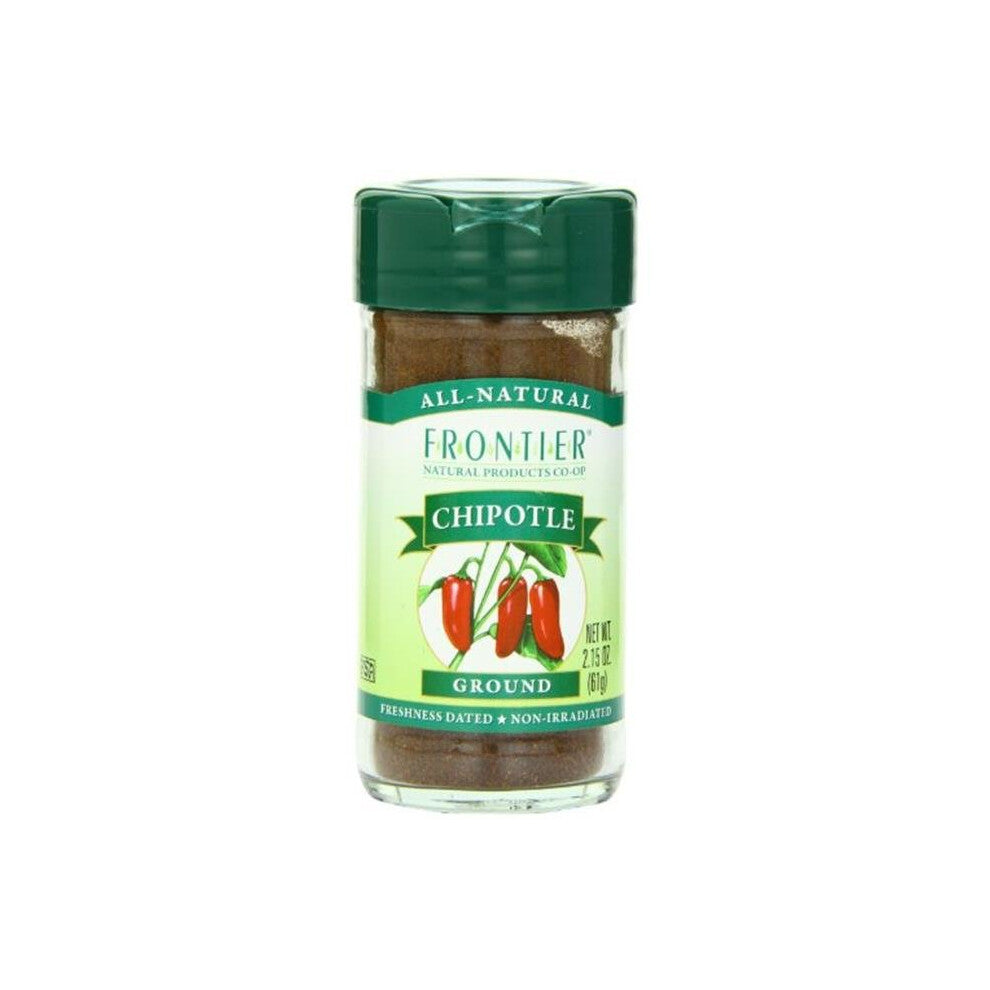 Frontier Ground Bottle Chipotle 2.15 Ounce