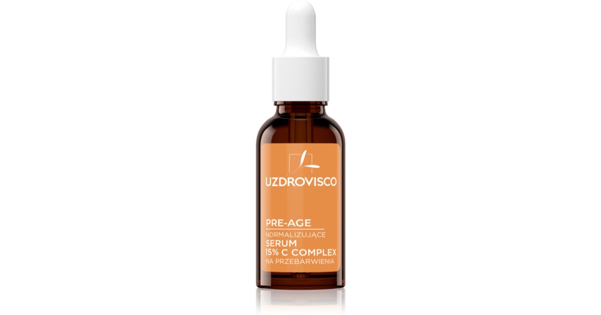 Uzdrovisco Pre-Age 15% C Kompleks lysende ansiktsserum med vitamin C 30 ml