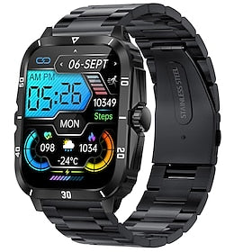 1 Stück neue robuste Smartwatch für Männer, 3 ATM wasserdicht, Al Voice, Smartwatch mit Fitness-Tracker, beste Geschenke für Freunde