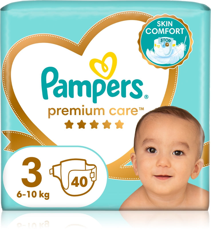 Pampers Couches jetables Premium Care taille 3 6-10 kg 40 pièces