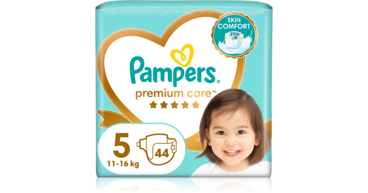 Pampers Couches jetables Premium Care taille 5 11-16 kg 44 pièces