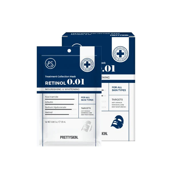 PRETTYSKIN - Treatment Collection Mask Retinol 0.01 - 10pcs