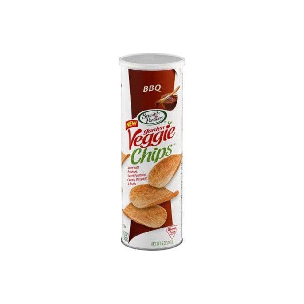 Sensible Portions 272334 5 oz Chip Garden Veggie Bbq Canister - Pack of 12