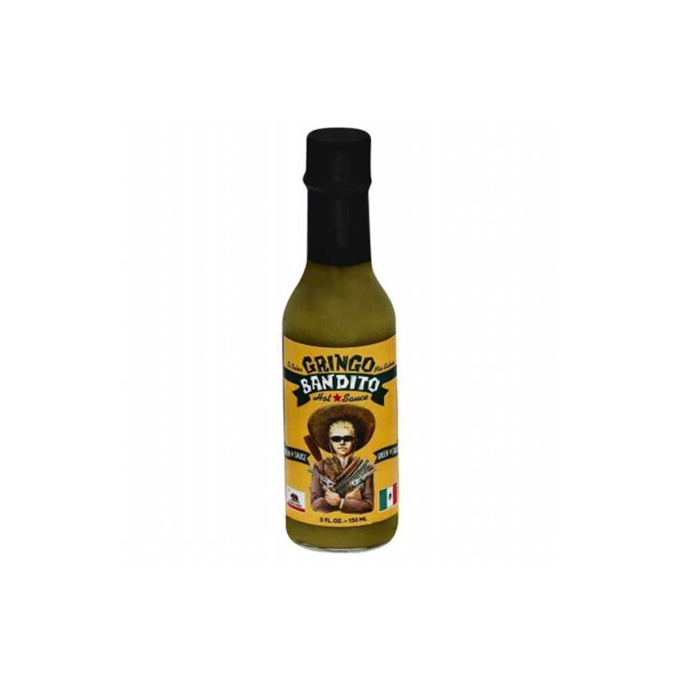 GRINGO BANDITO 125132 Hot Sauce Green, 5 Fo