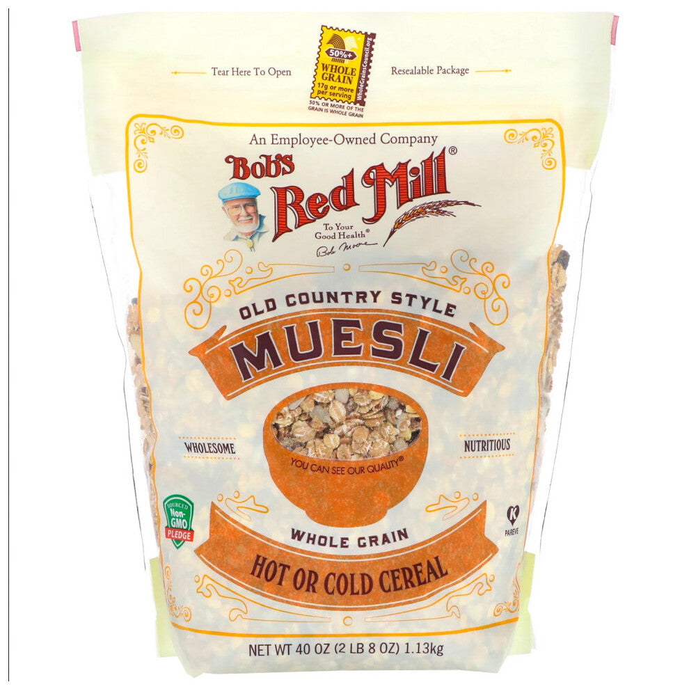 Bob's Red Mill, Muesli, Old Country Style, Whole Grain, 1.13kg