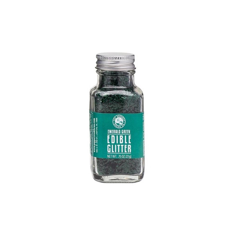 Pepper Creek Farms 400E Emerald Green Edible Glitter - Pack of 6