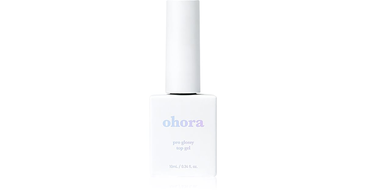 ohora Pro Glossy Top Gel lak na nehty plné krytí pro una jas 10ml