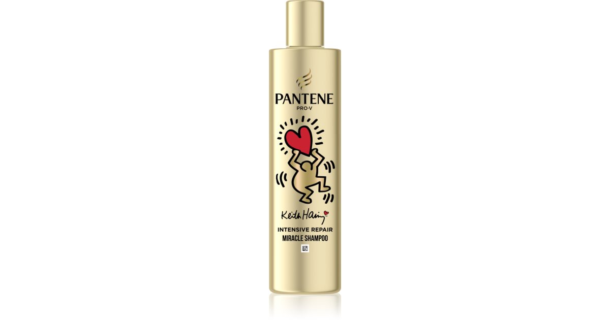 Pantene Pro-V Keith Haring Restorative Shampoo for skadet hår 250 ml