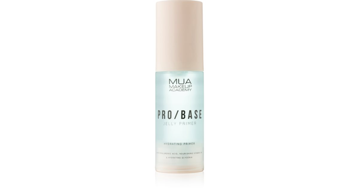 MUA Makeup Academy PRO-BASE Hyaluronic Acid hydrating primer for foundation with hyaluronic acid 30 g