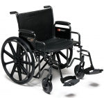 Traveler HD Wheelchair 24X18 Fixed Full Arm, Fixed Footrest