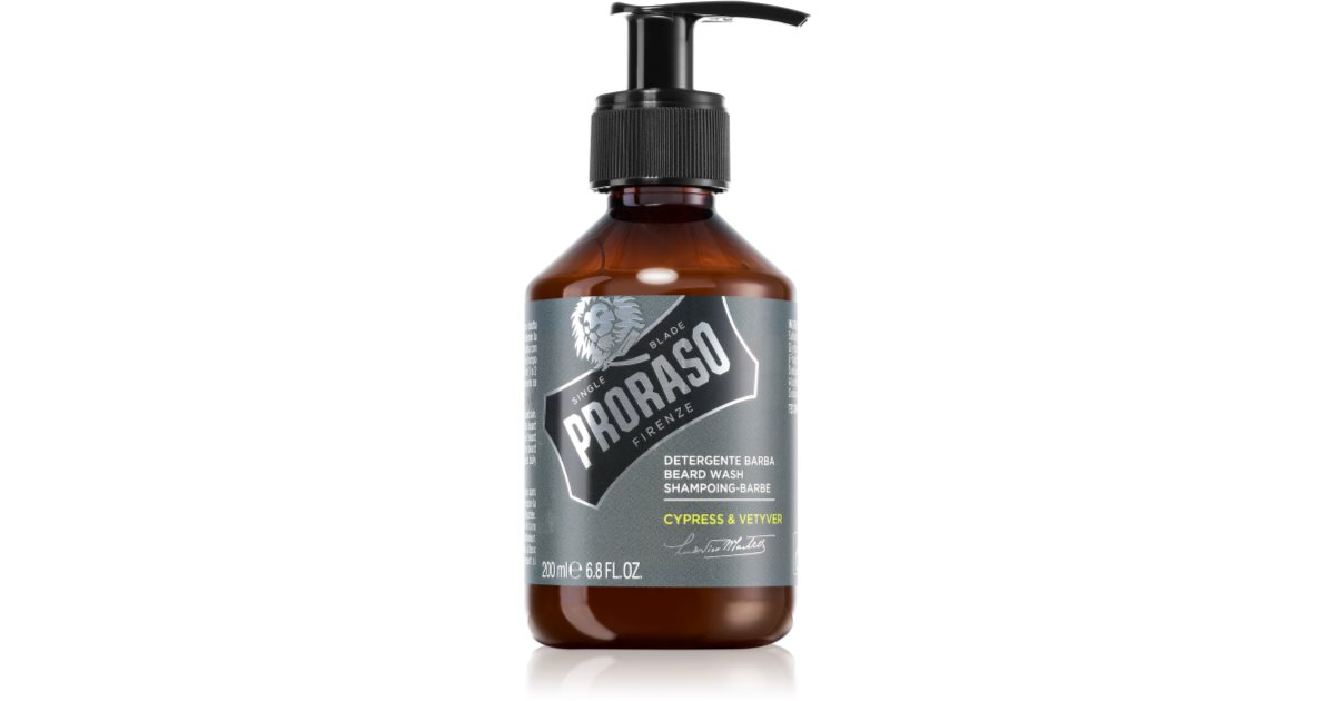 Proraso Beard Cleanser Cypress and Vetyver 200ml