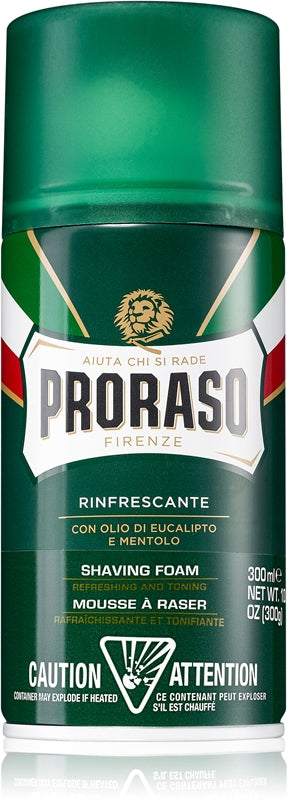 Refreshing and toning shaving foam Proraso 300 ml