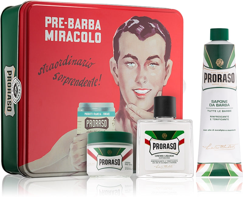 Proraso Green Beard Set - Classic Shaving Gift Set - 350ml