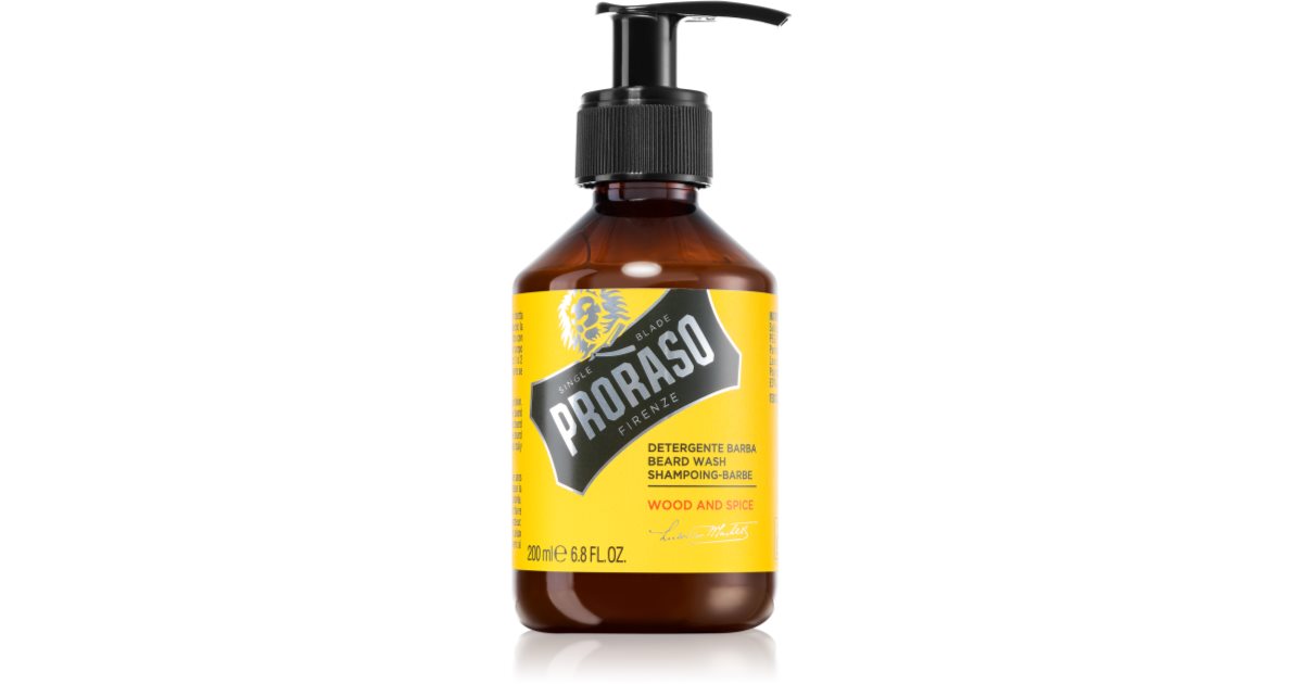 Proraso Wood & Spice Beard Cleanser 200ml