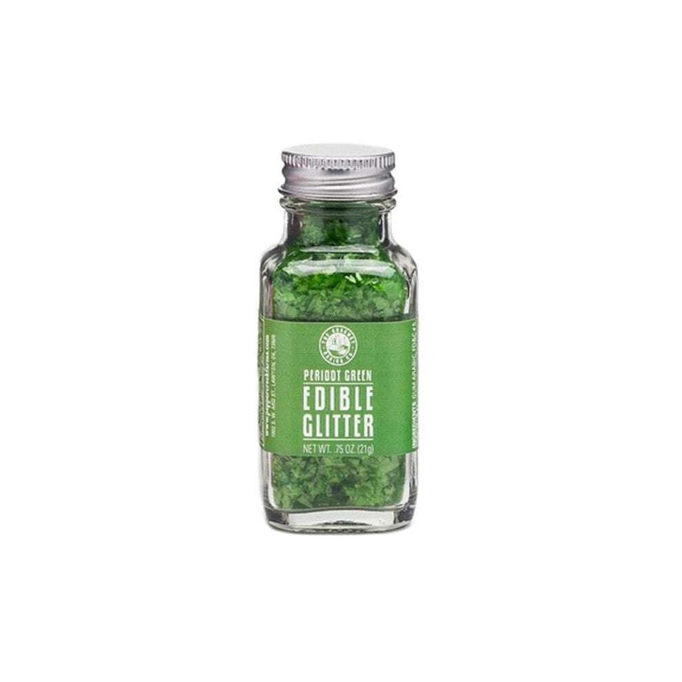 Pepper Creek Farms 400F Peridot Green Edible Glitter - Pack of 6