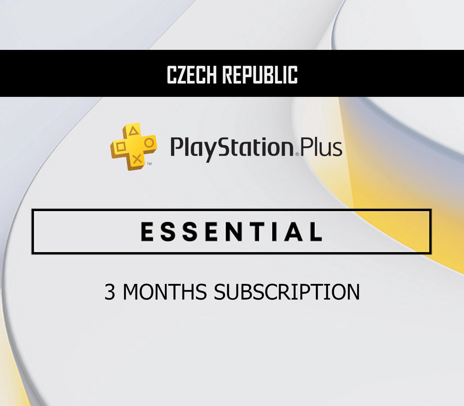 PlayStation Plus Essential 3 Months Subscription CZ