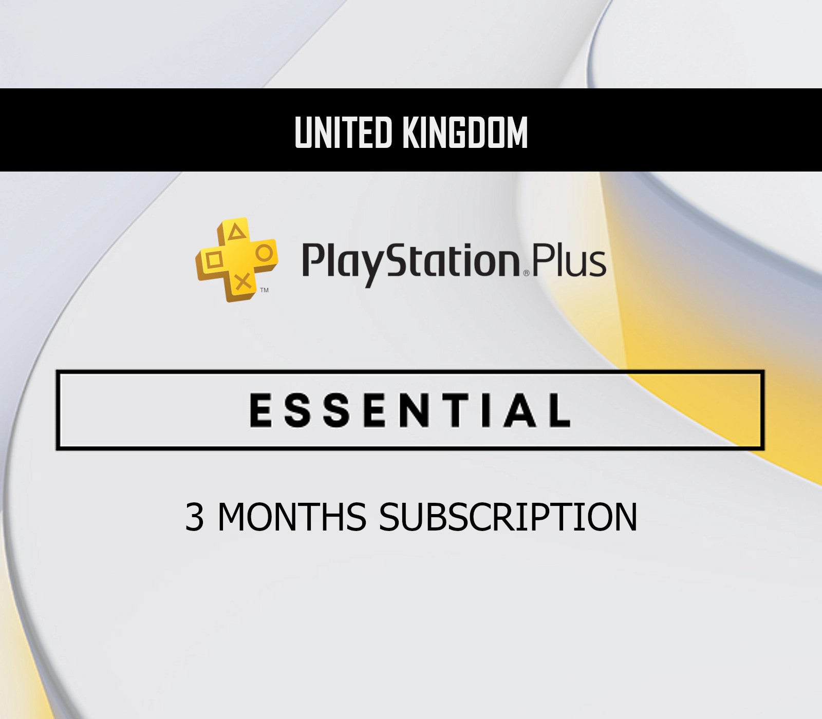 PlayStation Plus Essential 3 Months Subscription UK