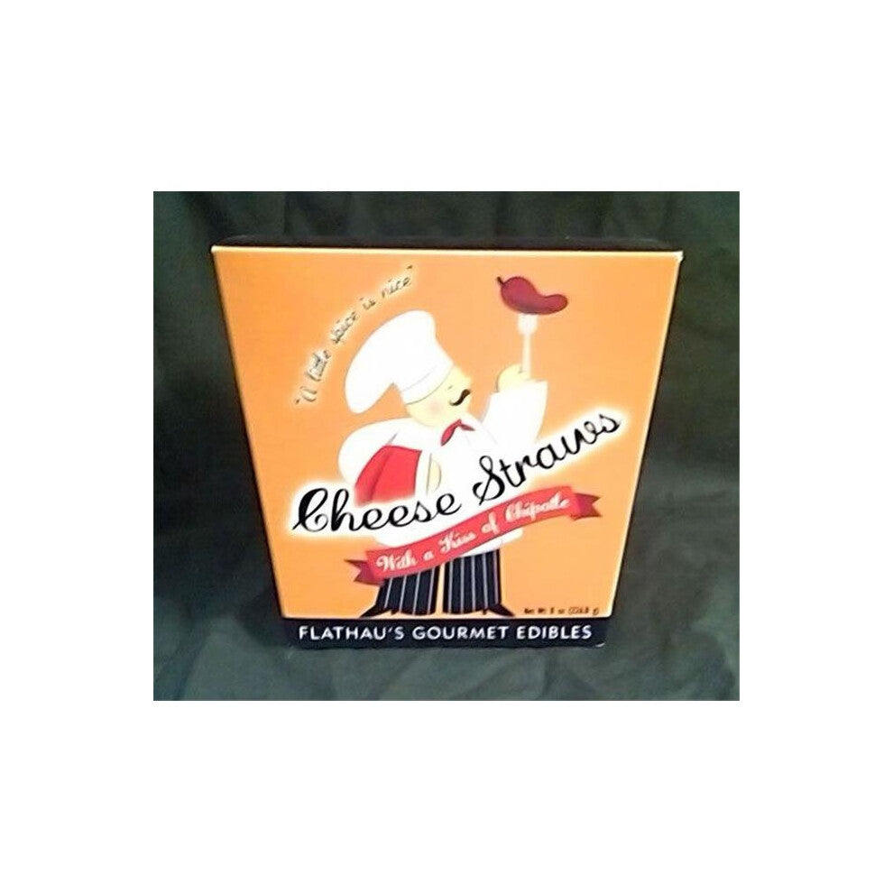 Flathaus Fine Foods 7712 8 oz. Cheddar Chipotle Cheese Straws - Pack of 12