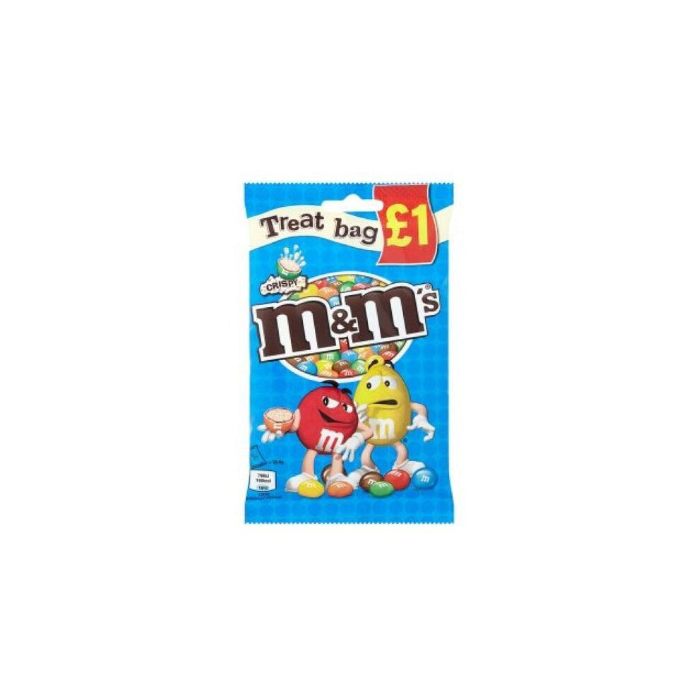 M&M'S Crispy Treat Bags (16 x 77g)