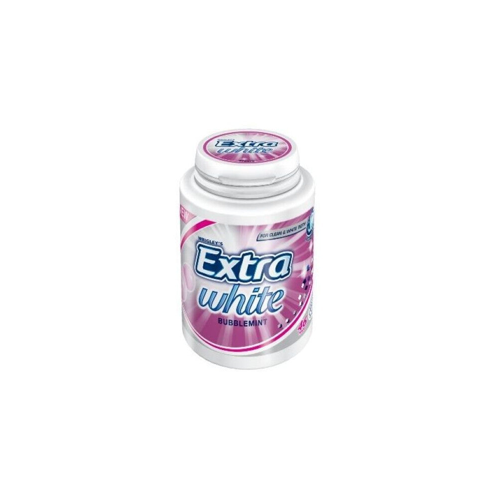 Extra White Bubblemint Bottle Pack (6 x 46 Piece)