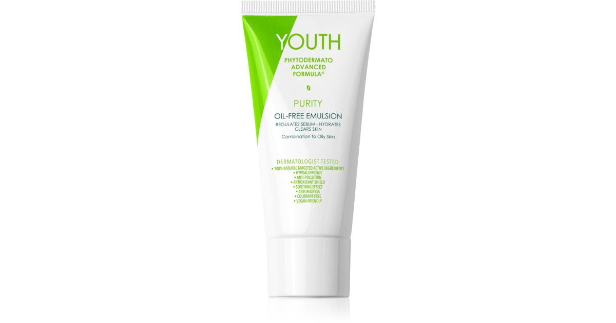 YOUTH Renhet Oil-Gratis Mattifying fuktighetsgivende krem emulsjon 50 ml