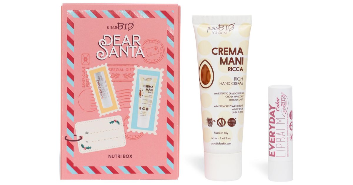 puroBIO Kosmetikk Dear Santa Nutri Box Gavesett 2 stk