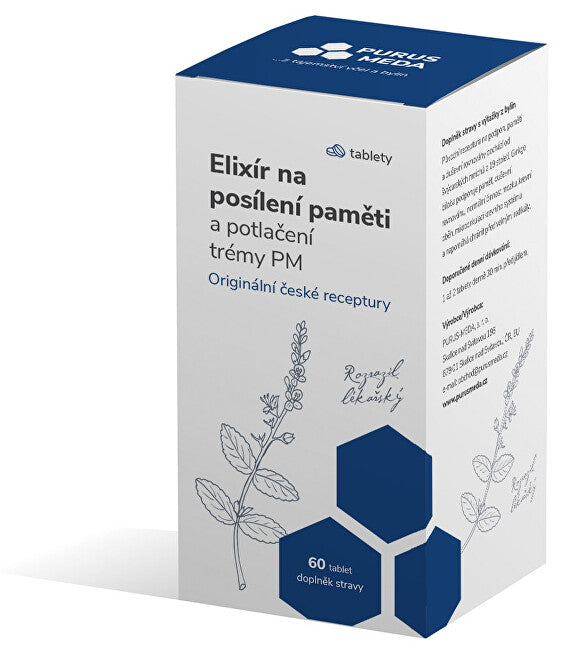 Purus meda Elixir wzmacniający pamięć i łagodzący tremę PM 60 tabletek