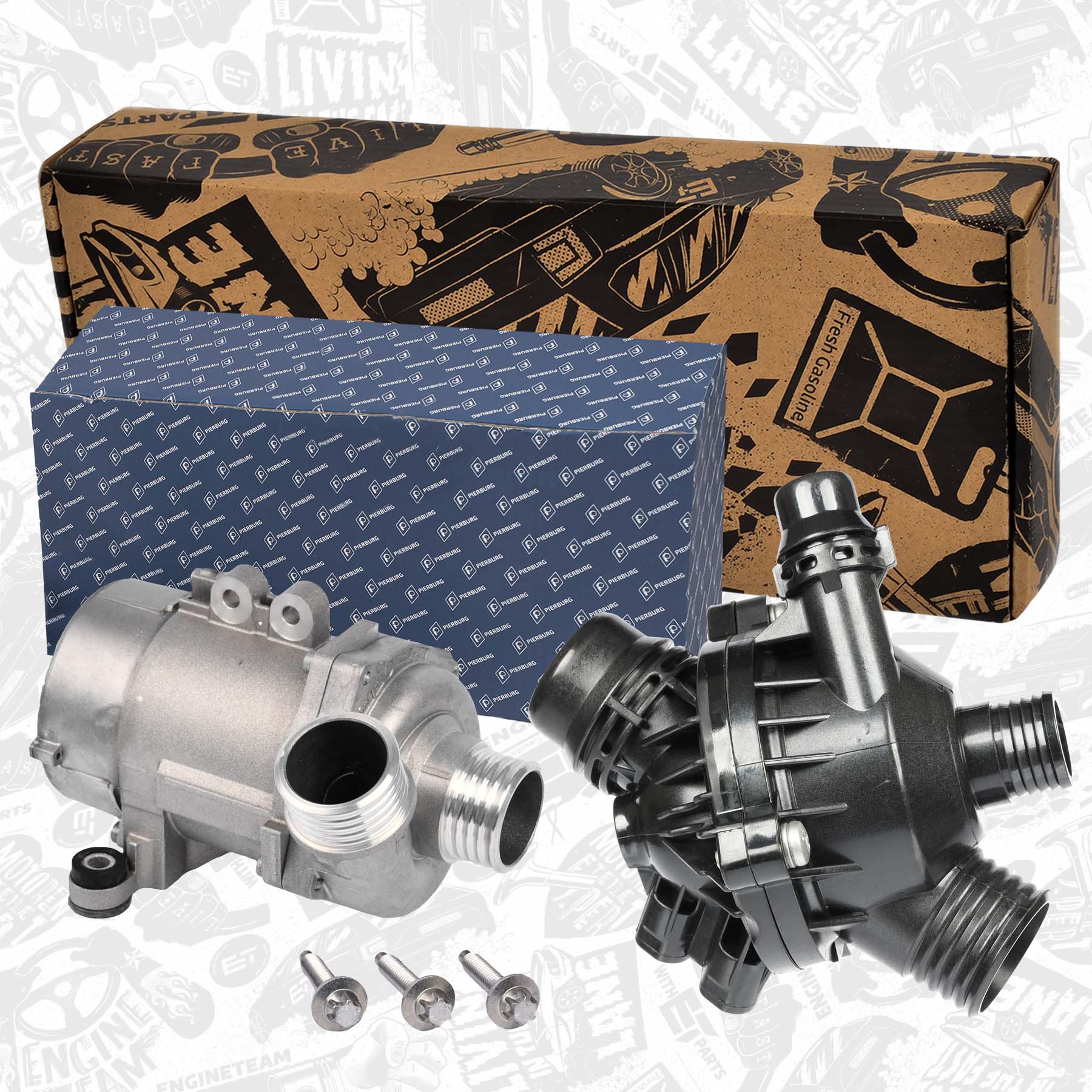 Water Pump, engine cooling ET ENGINETEAM PW0006VR1