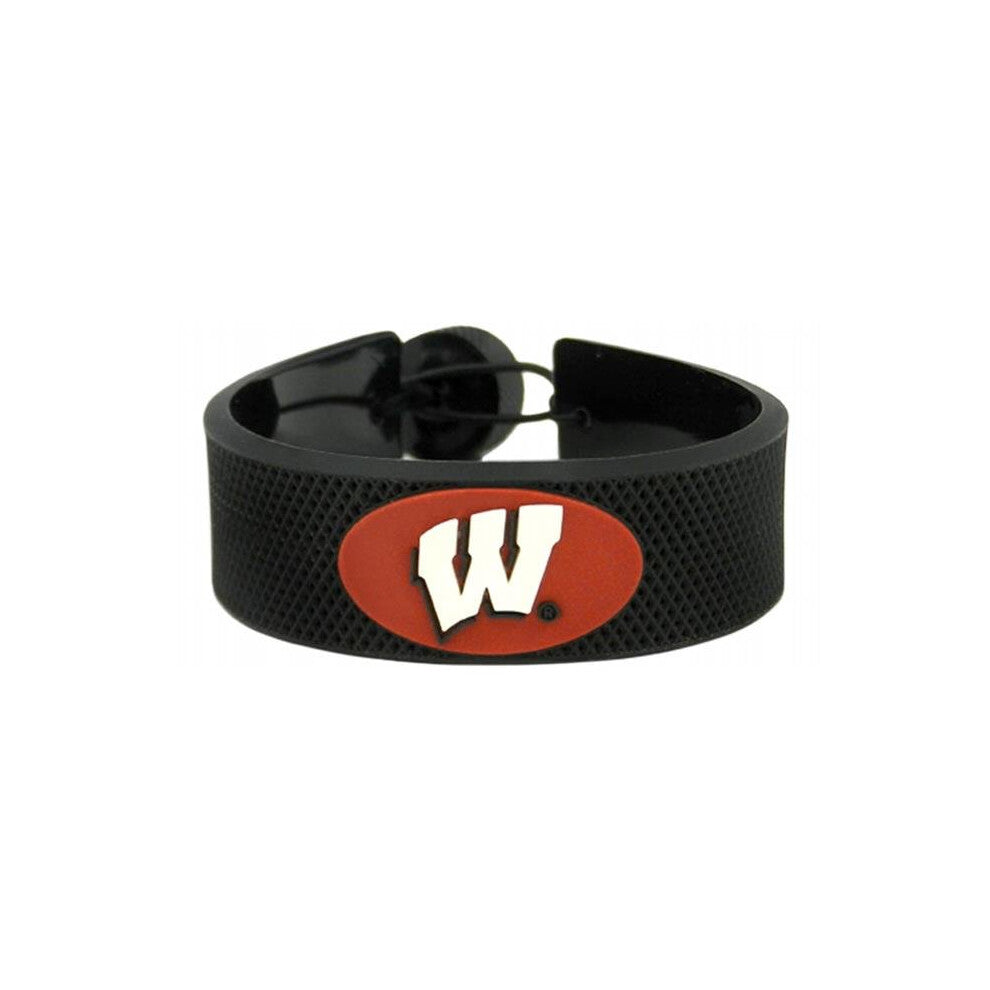 Wisconsin Badgers Classic Hockey Bracelet