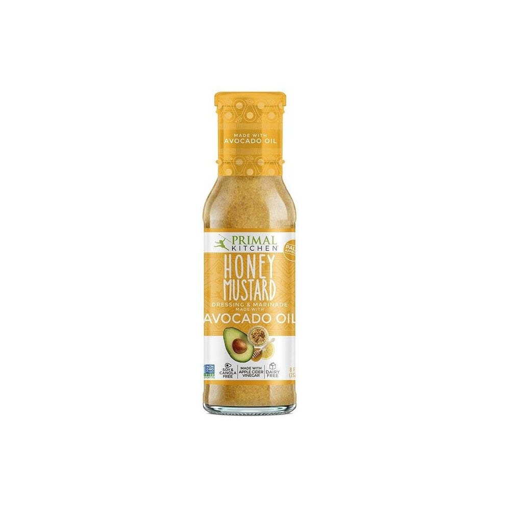 Primal Kitchen, Dressing & Marinade Made with Avocado Oil, Honey Mustard, 8 fl oz (236 ml)