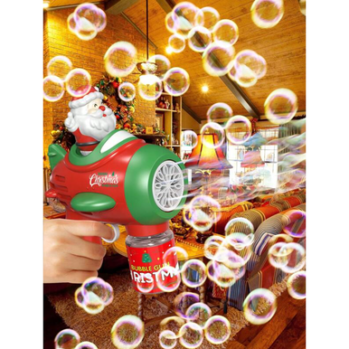 Kids' Christmas Santa Claus Bubble Gun