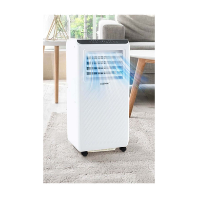 8000-BTU Portable Air Conditioner with Remote Control & LED Digital Display