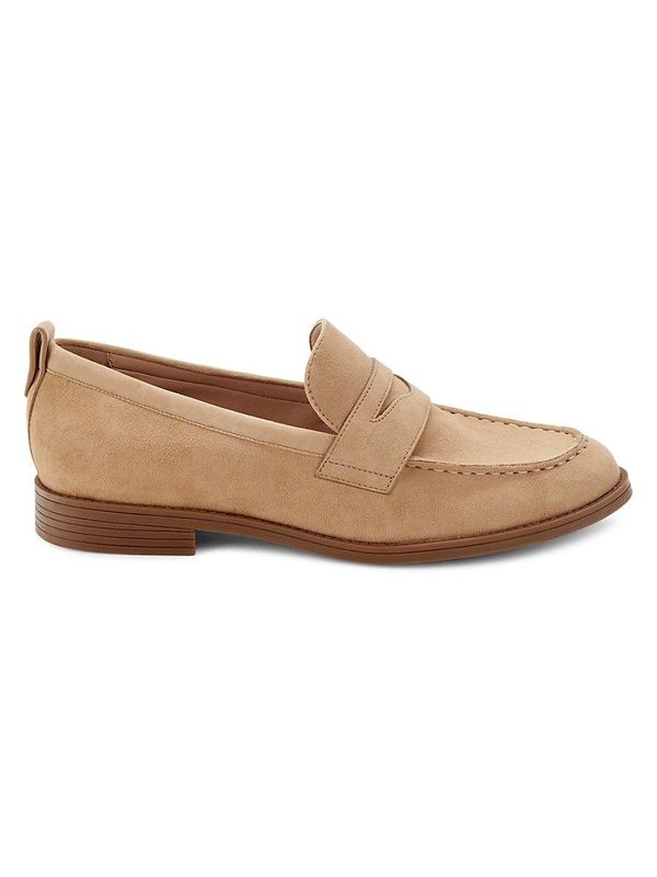 Stassi Suede Penny Loafers - Chestnut Blush - 6