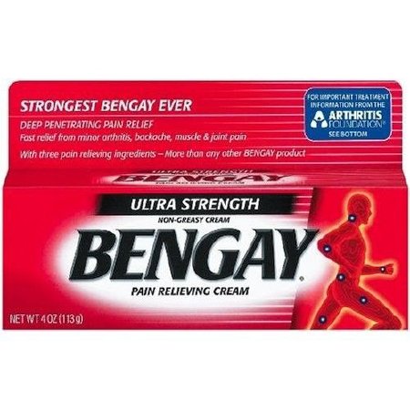 Bengay Pain Relieving Cream Ultra Strength, 4 oz., 1 Each