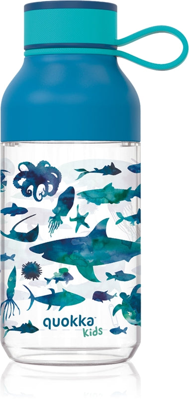 Quokka Botella infantil Ice con cordón Animales marinos 430 ml