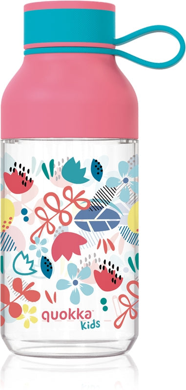 Quokka Botella infantil de hielo con flores de encaje 430 ml