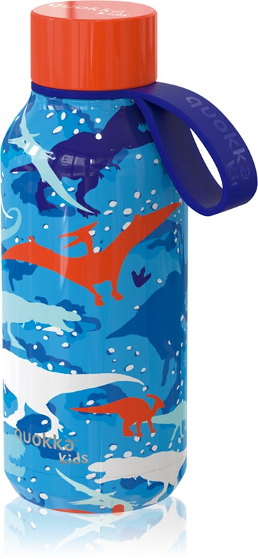 Quokka Termo infantil sólido con correa de dinosaurio 330 ml