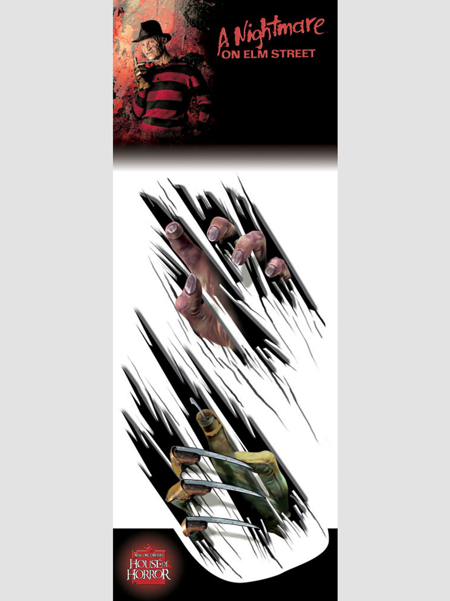 16-inch A Nightmare on Elm Street Freddy Krueger Window or Wall Decoration