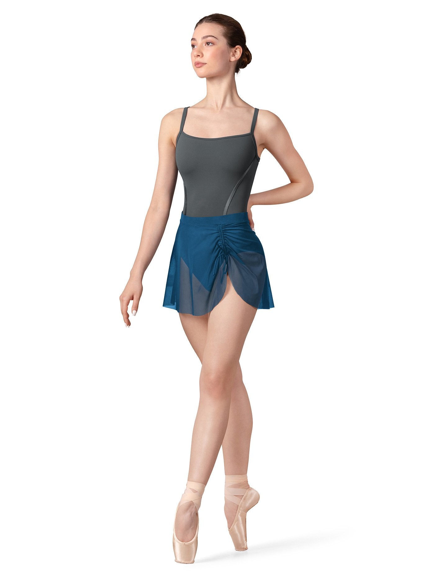 Bloch Womens "Nicky" Pull-On Adjustable Skirt Peacock P R9221