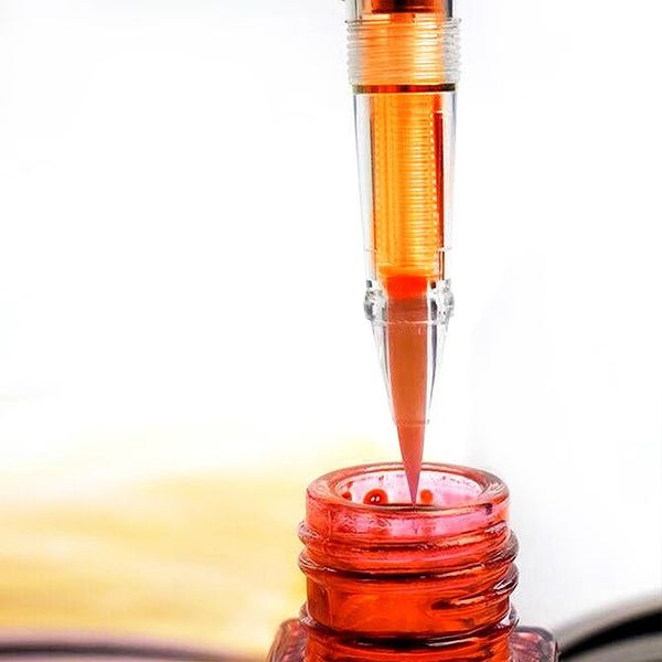 Fountain Pen Artist&#039;s Plastic Clear Color Dip Marker sophisticated Soft Brush Fountain Pens Style Calligraphy Transparent China Letter